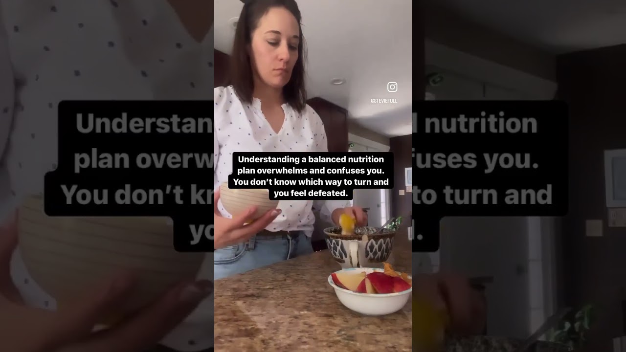 Nutrition is hard and overwhelming! 