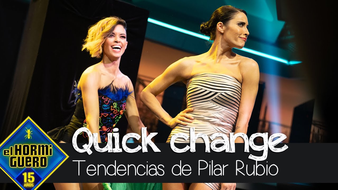 El 'quick change' de Pilar Rubio y Lucía Rivera - El Hormiguero