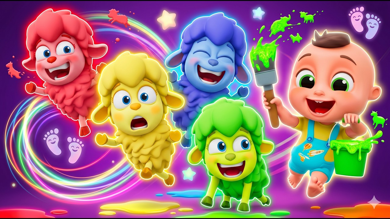 Color Sheep Song 🐑 Indonesian Kids Songs \u0026 Cartoons | Baby Berry 🧸