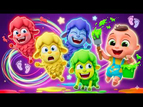 Color Sheep Song 🐑 Indonesian Kids Songs & Cartoons | Baby Berry 🧸