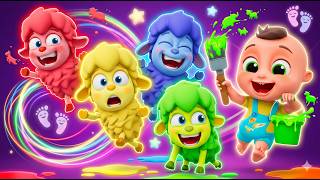Color Sheep Song 🐑 Indonesian Kids Songs & Cartoons | Baby Berry 🧸