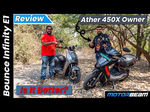 Ather Owner Reviews The Bounce Infinity E1 - Charging Or Battery Swapping? | E-Scooter | MotorBeam