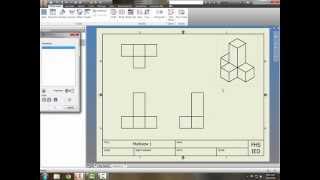 Putting the Puzzle Cube on Drawing Sheets