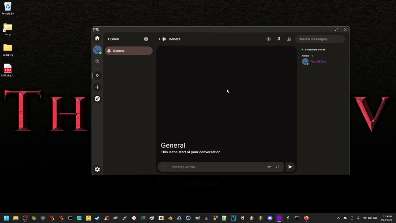VLOG - Stoat Account Created - OSDev server made | DISCORD ALTERNATIVE (READ DESCRIPTION)