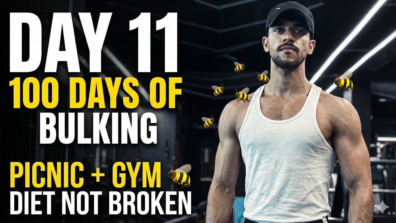 Picnic Day but Discipline On 💪 | Day 11 Bulking