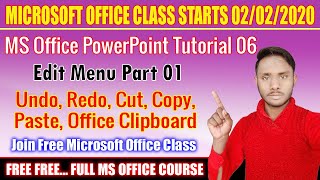 MS powerpoint tutorial 06 || edit menu part 1 || in hindi || by dev bind || technical dev