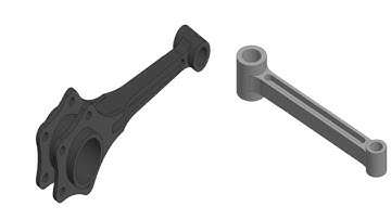 Master Rod & connecting Rod | Five Cylinder Radial Engine