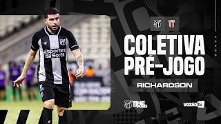 Ceará x Botafogo/SP | Coletiva pré-jogo Richardson