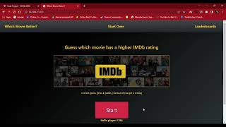 CS50 Final Project - Which Movie Better