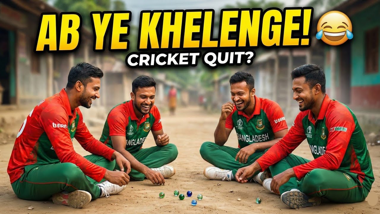 Aab Cricket Nahi, Kancha Khelenge! 😂 Bangladesh New National Game? .| Pure Hindi comedy.