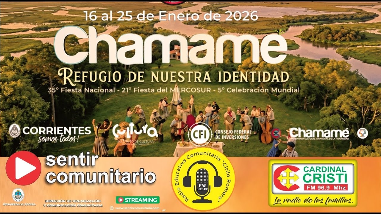 EN VIVO DOMINGO 25 FIESTA NACIONAL DEL CHAMAME