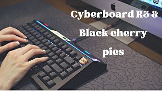 An expensive combo _ Angry Miao Cyberboard R3 | Black cherry pies