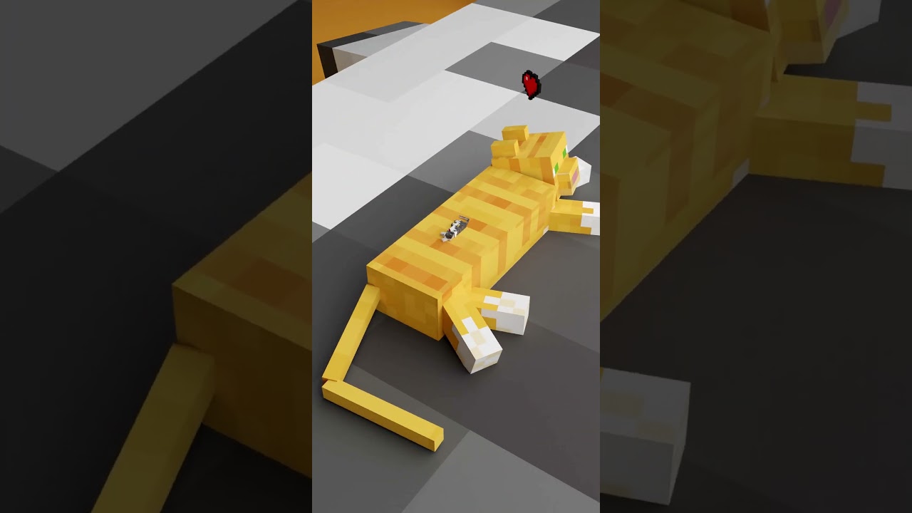 Minecraft, But The Cats Are INFINITE 😵‍💫 #minecraft #minecraftanimation #blender