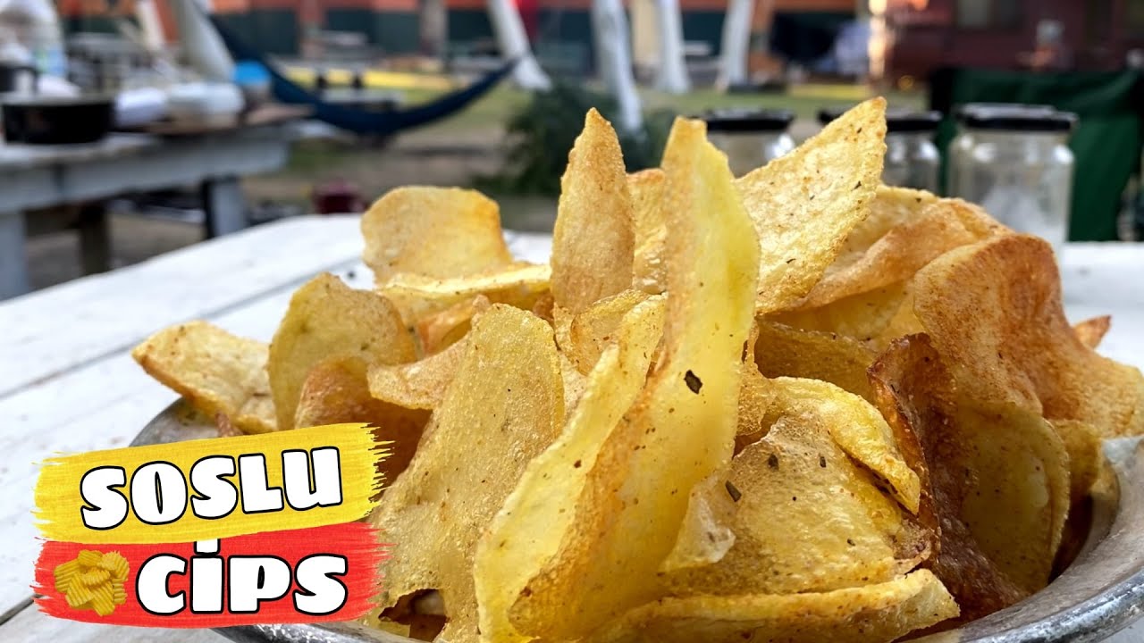 KAMPTA PATATES CİPSİ ???? DOĞADA YEMEK TARİFİ ▶️ EASY CAMP MEALS????️ ÇADIR KAMPI????KIZARTMASI✔️PATATO CHIPS