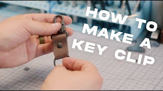HOW TO MAKE A LEATHER KEYCLIP THE EASY WAY | UNBOXING CUTTING DIE // OLIVER GOODS