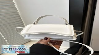 Fashion Solid Colour Simple Mini Handbag Ladies Underarm Crossbody Bag For Shopping