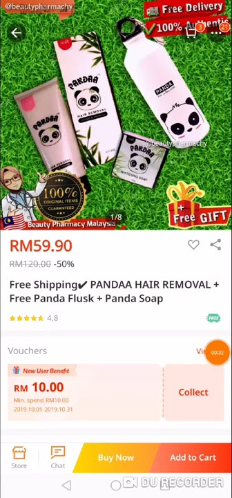 Panda Hair Removal | Lazada RM59.90