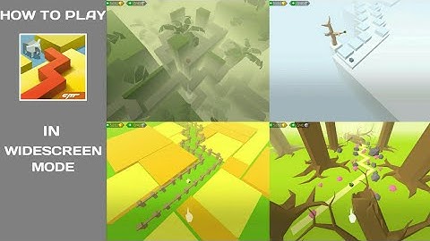 How to play Dancing line in widescreen mode (For Android)