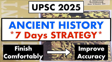 Ancient History for UPSC - You need Only this *7 DAY STRATEGY* to Cover Effectively #thinkbasicfolks