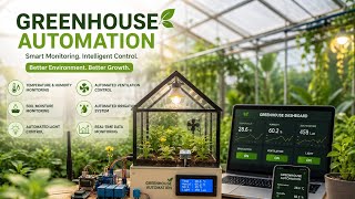 Greenhouse Automation Project Using IoT | Smart Farming System | Final Year Project