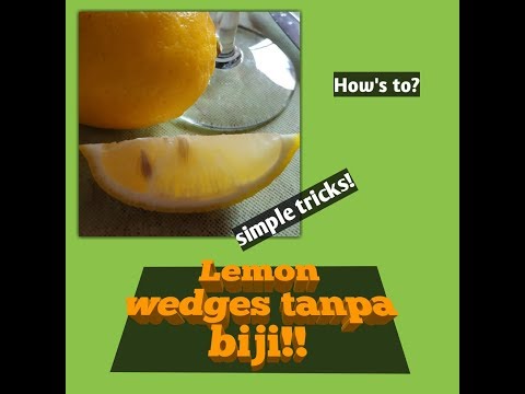 Video: Cara Mengiris Lemon
