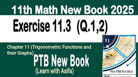 Class 11th Math New Book Exercise 11.3 Q1,2-Exercise 11.3 Q1,2-Math 11 class Math New Book 11.3