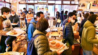 Make100 types of 4000 breads a day! We closely follow bakeries in Tokyo where people line up outside