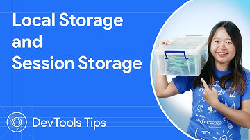 localStorage and sessionStorage #DevToolsTips
