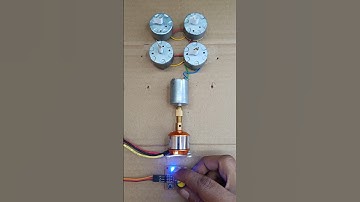 Run Multiple DC Motors with One BLDC Motor | #shorts #dcmotor