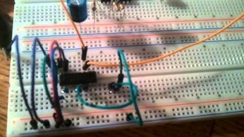 Max232 driver circuit.