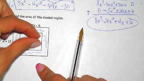 Word problem of Multiplying Polynomials