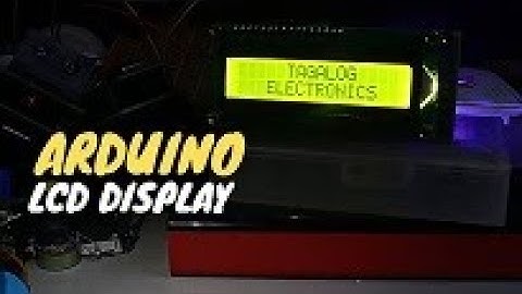 Arduino LCD Display DIY Module  (Filipino)