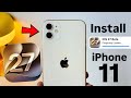 How to Get & Install iOS 27 Beta in iPhone 11 - iOS 27 Beta Download install in iPhone 11
