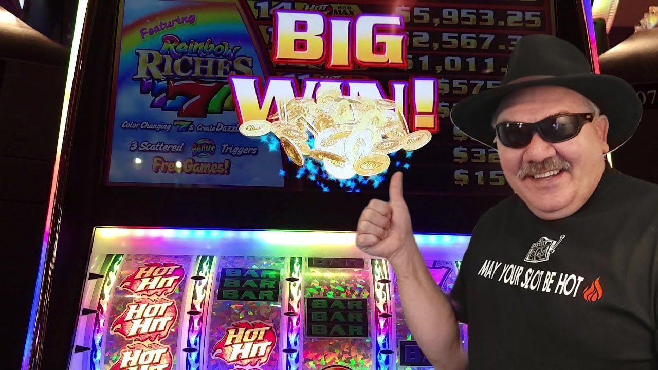HOT HIT RAINBOW RICHES 7S BIG WIN!!!