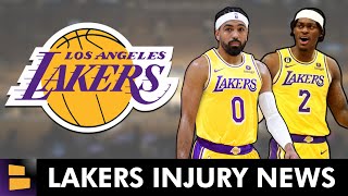 Los Angeles Lakers Injury News Ft. Jarred Vanderbilt, Christian Wood, \& Gabe Vincent | Lakers News