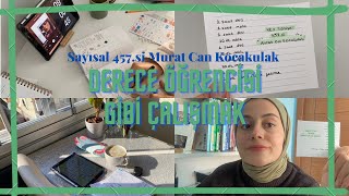 DERECE ÖĞRENCİSİ GİBİ ÇALIŞTIM|| boğaziçi kazandıran rutin, Murat Can Kocakulak #yks2023 #yks