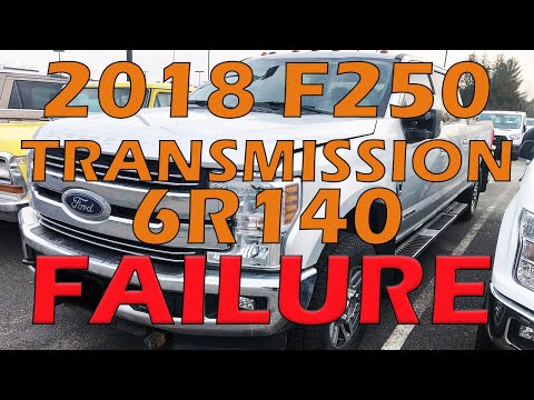 2018 Ford F250 트랜스미션 6R140 FAILURE, P0735 잘못된 5단 기어비, BURNT 오버드라이브 클러치