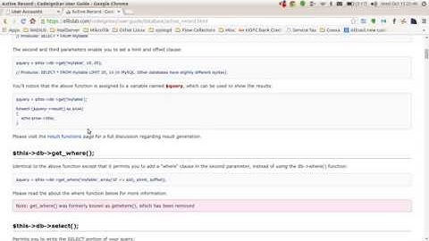 Codeigniter Tutorial In Hindi Active Records Part 8