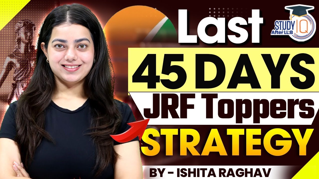 UGC NET Law 2025 | Last 45 Days JRF Toppers Strategy | Crack NET with ...
