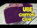 Ube Chiffon Cake ( Using Ube Powder)