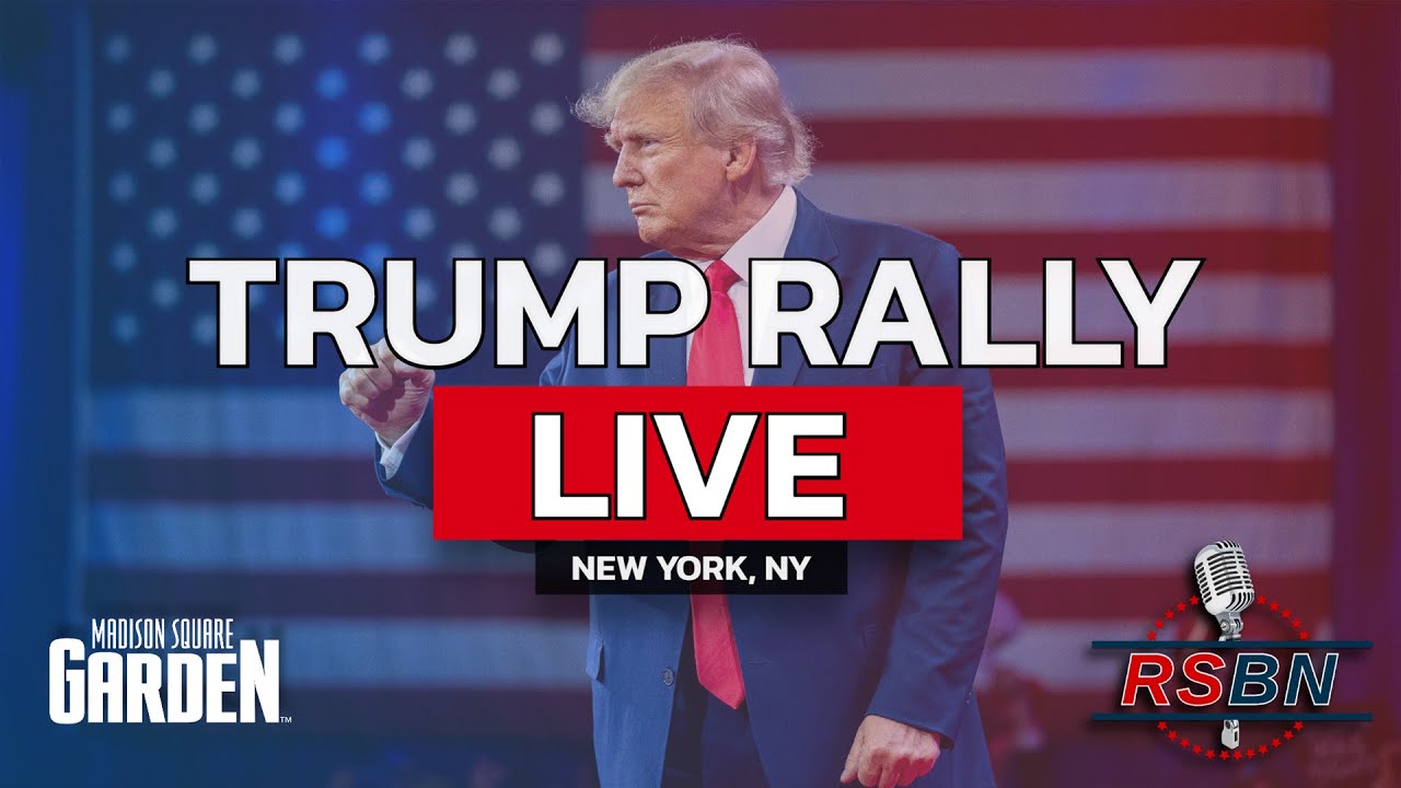 LIVE REPLAY: Trump Holds a Rally at the Iconic Madison Square Garden in New  York - 10/27/24