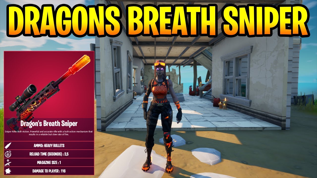 Where to find the Dragon's Breath Sniper Rifle in Fortnite Chapter 2 Season  8