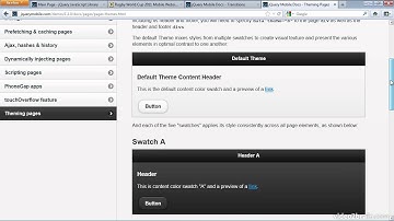 jQuery vs. jQuery Mobile