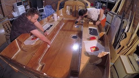 Building a SCAMP part 051 - Gluing the Cockpit Sole Doubler