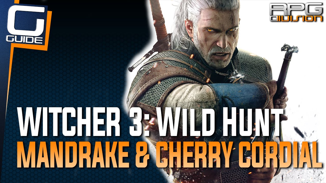 Witcher 3 The Wild Hunt Mandrake & Cherry Cordial Merchants (White
