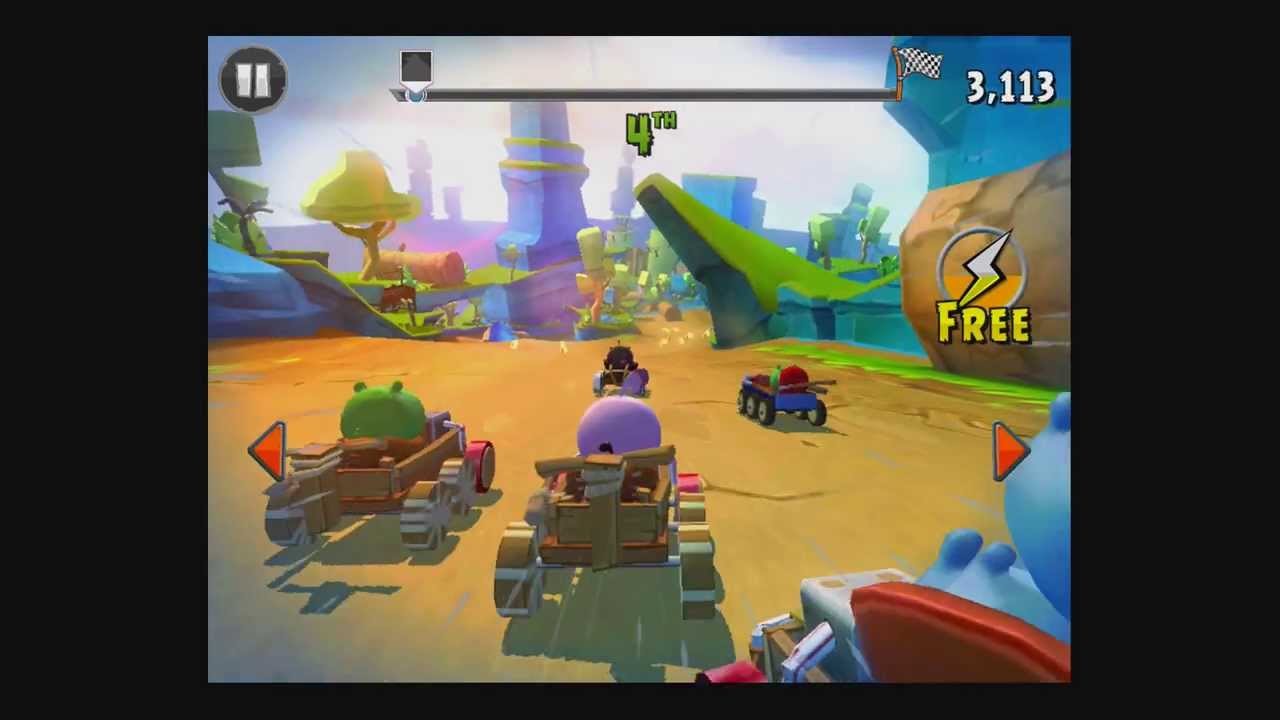 Angry Birds Go! Rocky Road Track 2- Race 5 [Gameplay Walkthrough] - YouTube