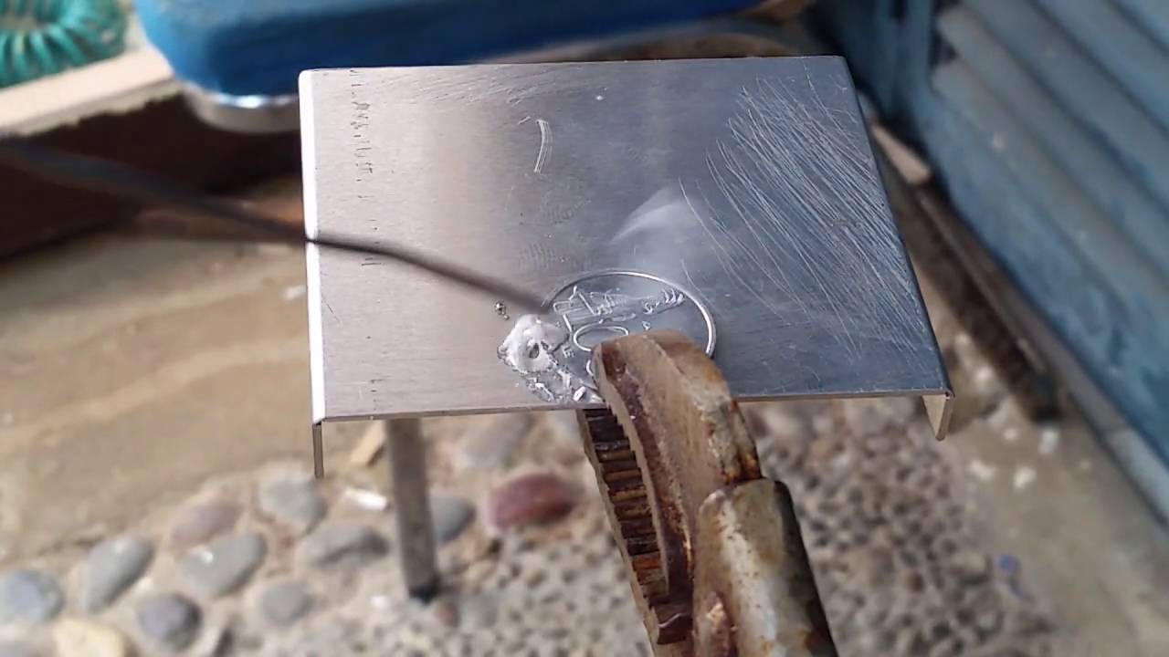 Solder Aluminium dengan Timah Tinalum dan Bernzomatic. YouTube