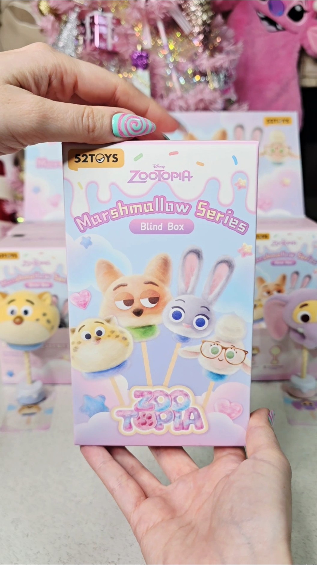 asmr Unboxing Zootopia Marshmallow Series blind box by 52toys