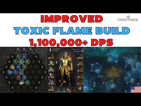 Improved Toxic Flame Mage Build 1+ million DPS - Undecember 