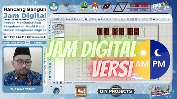 Proyek Jam Digital Tanpa Mikrokontroler Versi AM-PM